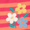 Cantaloupe Stripe/Flowers