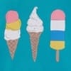 Swim Rainbow Stripe/Ice Cream