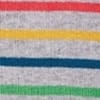 Grey Marl Rainbow Stripe
