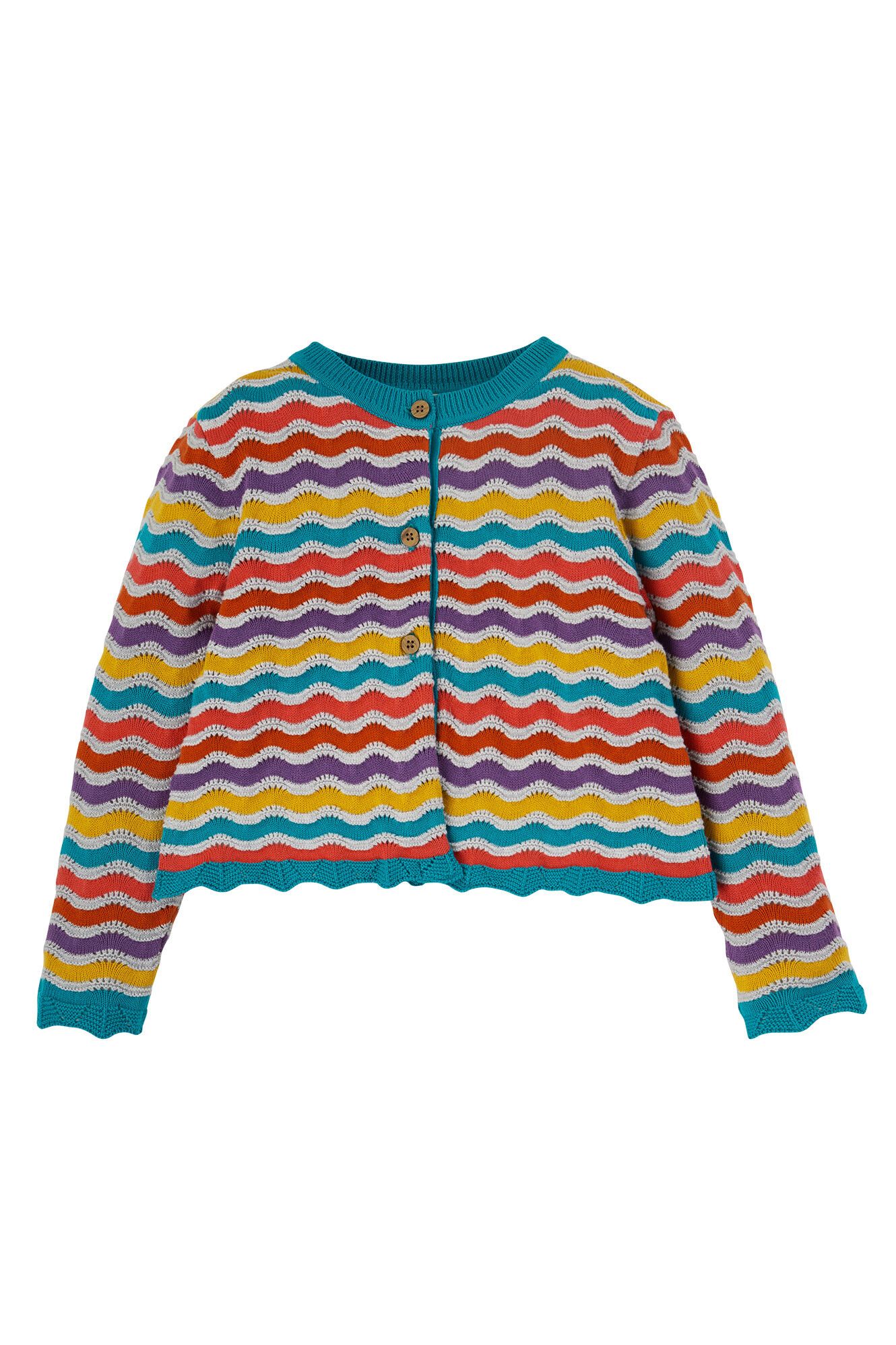 Girls on sale rainbow cardigan