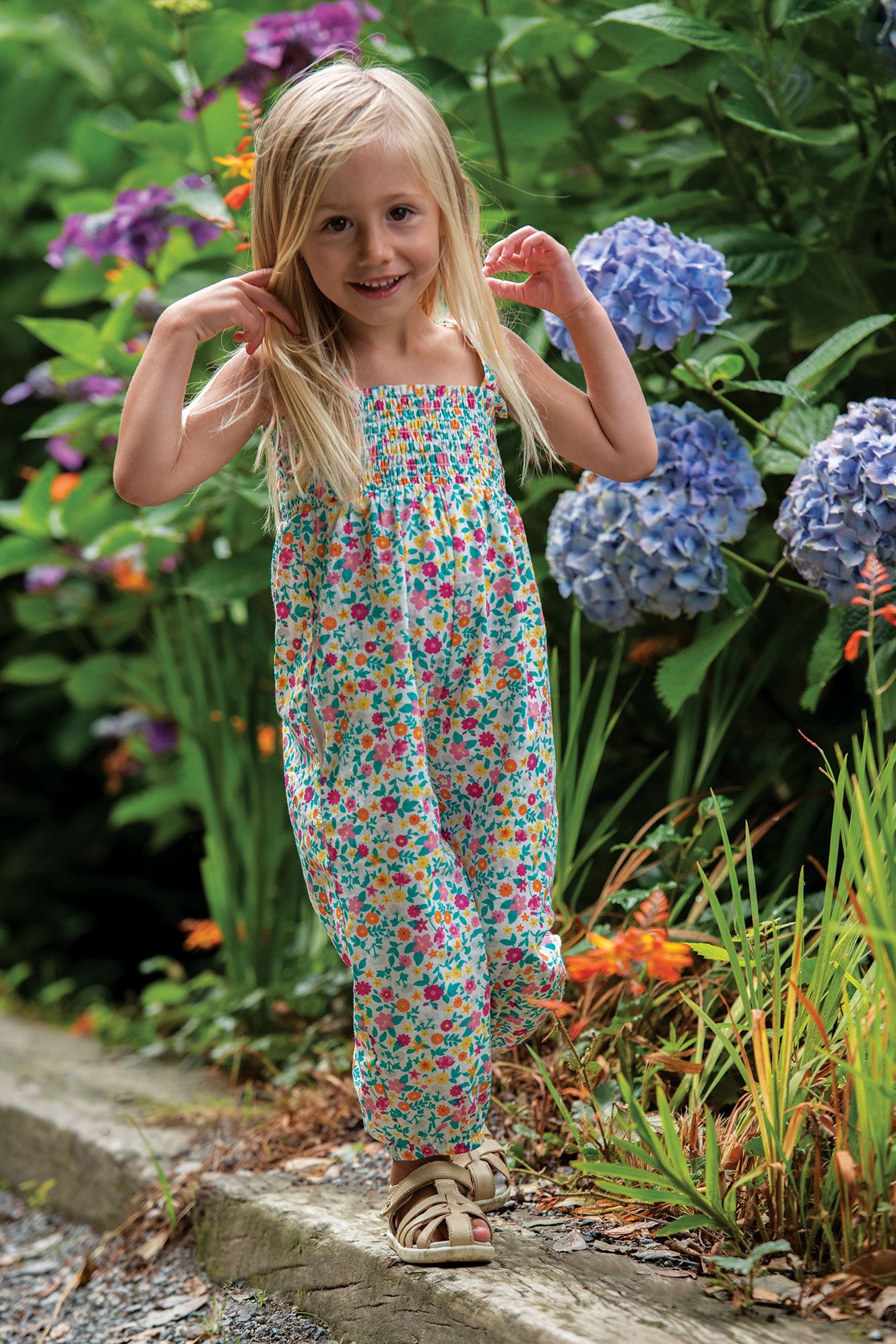 Frugi Flower Valley Spring Maternity & Nursing Dress