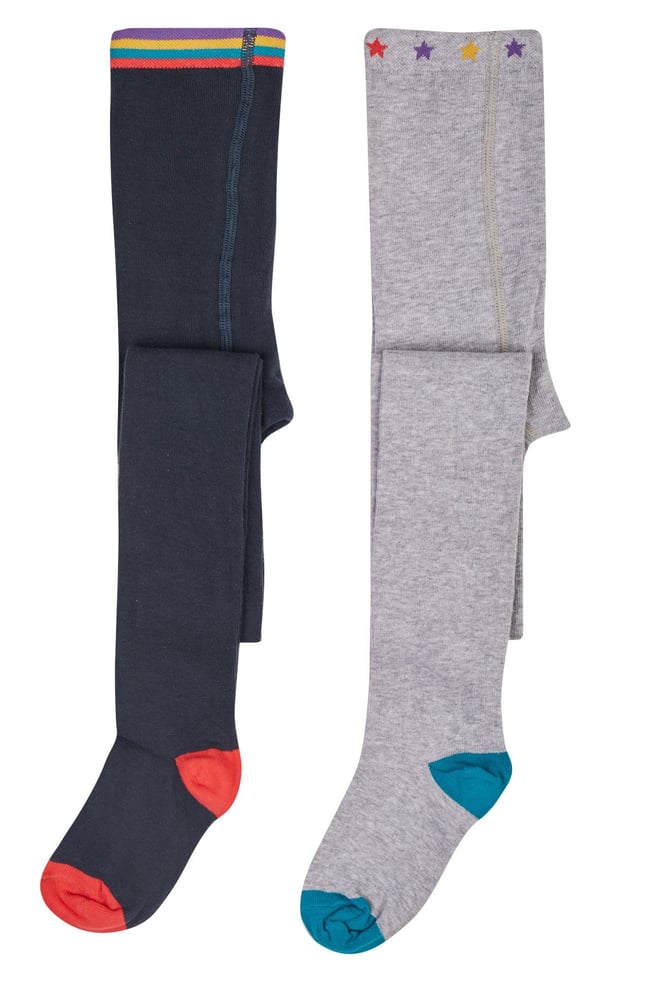 Frugi Grippy Socks 2 Pack Whale/Dino: UK 3-6 - the Old Byre Showroom