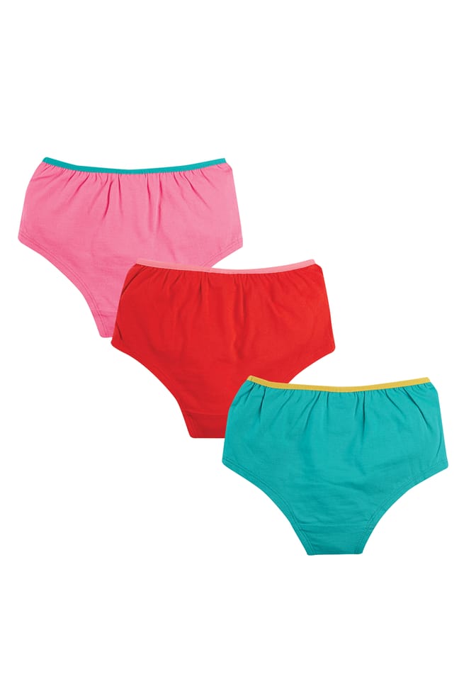 Frugi Georgia Shorts 3 Pack 18-24 Months Animal Underwear