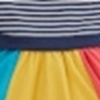 Indigo Stripe/Rainbow